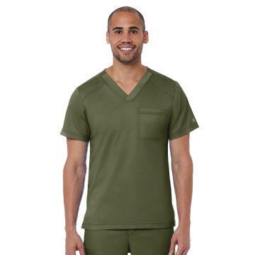 Maevn 5501 Men's One-Pocket V-Neck Top