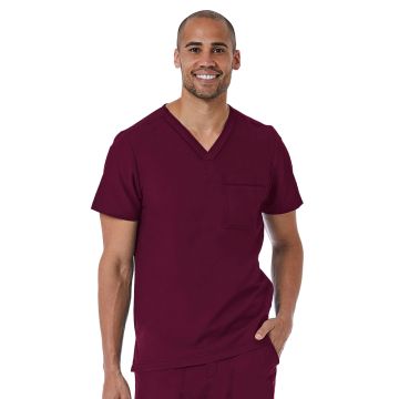 Maevn 5901 Men's One-Pocket Tuckable Contrast Piping V-Neck Top