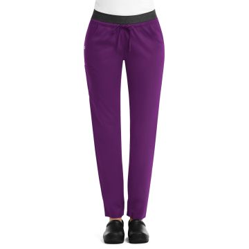 Maevn 6701 Women's Five-Pocket Contrast E-Band Pant
