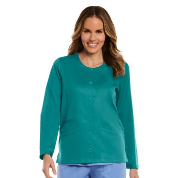Maevn 7701 Women's Three-Pocket Round Neck Jacket