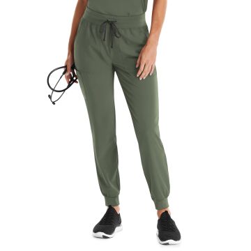 Maevn 8520 Women's Five-Pocket Yoga Inspired Pant - Olive
