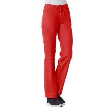 Maevn 9626 Women's Six-Pocket Utility Pant - Red