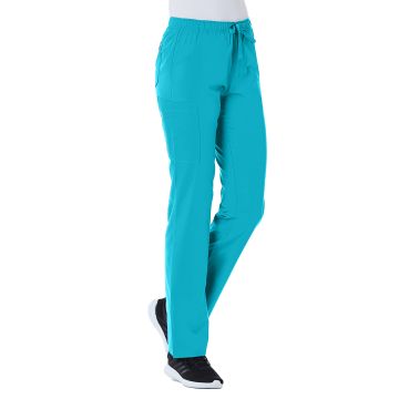 Maevn 9726 Women's Five-Pocket Full Elastic Cargo Pant