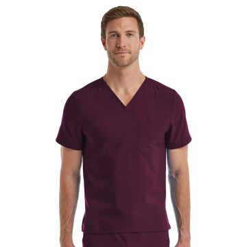ScrubJoy SJ501 Unisex One-Pocket V-Neck Top