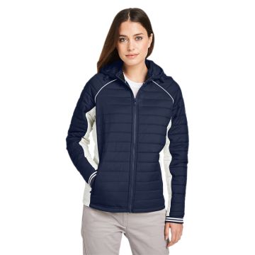 Nautica N17187 Women's Nautical Mile Puffer Packable Jacket