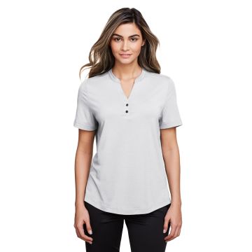 North End NE100W Women's JAQ Snap-Up Stretch Performance Polo