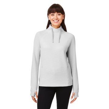 North End NE200W Ladies' Rhythm Waffle Pullover