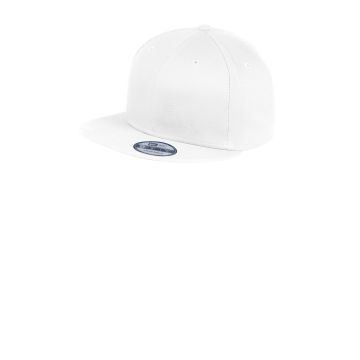 New Era NE400 New Era - Flat Bill Snapback Cap. NE400 - White