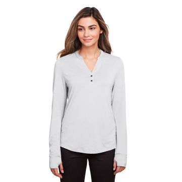 North End NE400W Women's JAQ Snap-Up Stretch Performance Pullover