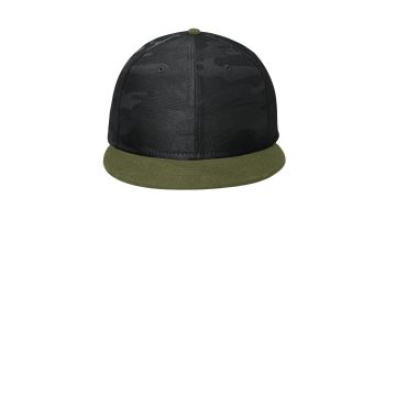 New Era Camo Flat Bill Snapback Cap NE407