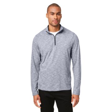 North End NE415 Men's Eclipse Jacquard Quarter-Zip