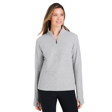 North End NE725W Women's Spirit Textured Quarter-Zip