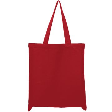 OAD OAD113 12 oz Tote Bag - RED