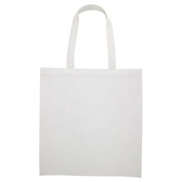 OAD OAD113R Midweight Recycled Cotton Canvas Tote Bag - WHITE