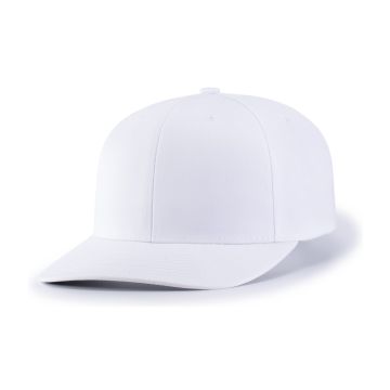 Augusta Sportswear P322 POLY/COTTON SNAPBACK CAP - WHITE