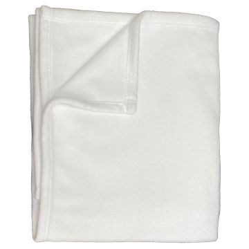 Liberty Bags PB5060F Sublimation Brushed Fleece Blanket - WHITE