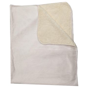 Liberty Bags PB5060S Sublimation Micro Mink Sherpa Plush Blanket - WHITE