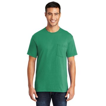 Port & Company &  - Core Blend Pocket Tee. PC55P