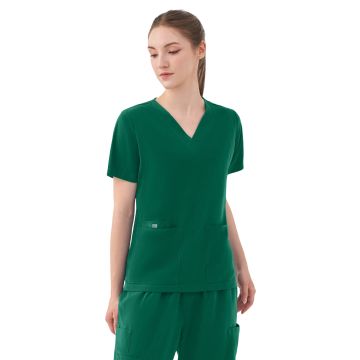 Parkley 1028 Women's Five-Pocket AURORA V-Neck Top