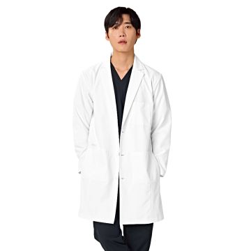 Parkley 3527 Men's Three-Pocket 36" Long Lab Coat - White