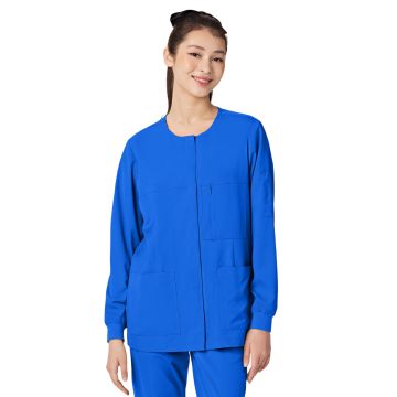 Parkley 6001 Women's Snap Tape Jacket - Royal