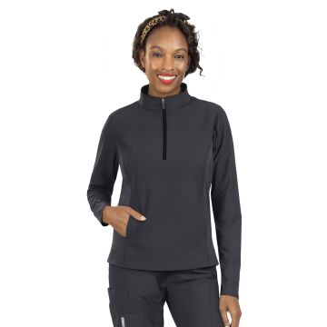 Parkley 6036 Women's Two-Pocket Perfect Quarter Zip Jacket