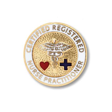 Prestige Medical 1009 Certified Registered Nurse Practitioner Cloisonne Pin