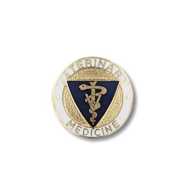 Prestige Medical 1049 Veterinary Medicine Cloisonne Pin