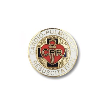 Prestige Medical 1080 Cardio Pulmonary Resuscitation Cloisonne Pin