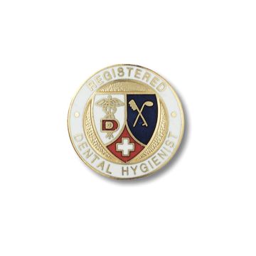 Prestige Medical 1089 Registered Dental Hygienist Cloisonne Pin