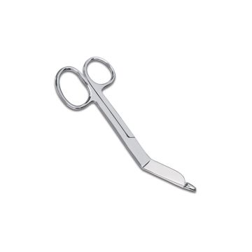 Prestige Medical 154 5.5" Bandage Scissors with One Large Ring