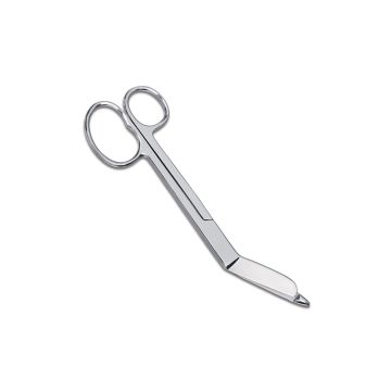 Prestige Medical 173 7.25" Bandage Scissor with One Large Ring