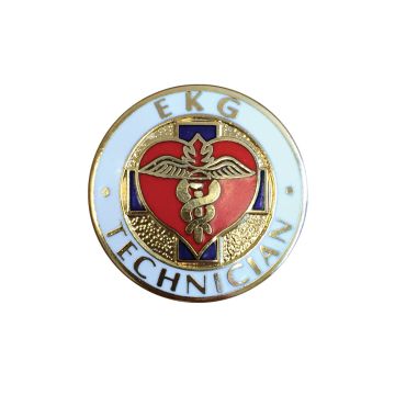Prestige Medical 2026 EKG Technician Cloisonne Pin