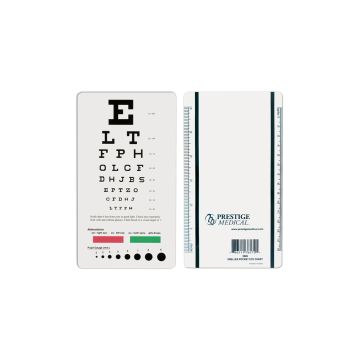 Prestige Medical 3909 Snellen Pocket Eye Chart