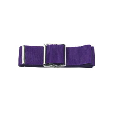 Prestige Medical 623 Nylon Gait Transfer Belt with Metal Buckle - Purple