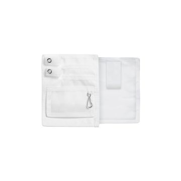 Prestige Medical 730 4-Pocket Belt Loop Organizer - White