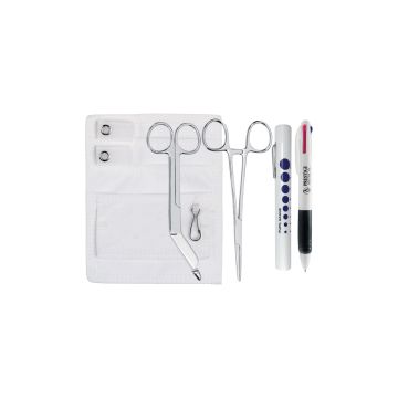 Prestige Medical 736 4-Pocket Belt Loop Organizer DX Kit - White