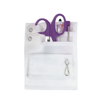 Prestige Medical 742 5-Pocket Designer Organizer Kit with Instruments - Purple