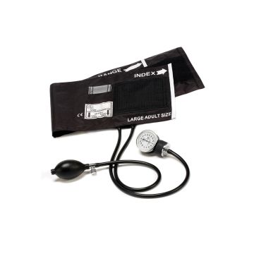 Prestige Medical 80OB Large Adult Cotton Cuff Aneroid Sphygmomanometer
