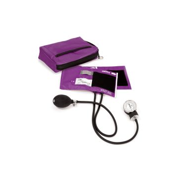 Prestige Medical 882 Premium Aneroid Sphygmomanometer & Carrying Case - Purple