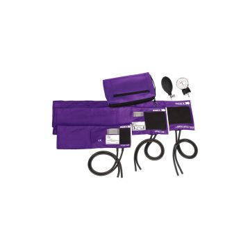Prestige Medical 882COM 3-in-1 Aneroid Sphygmomanometer Set & Carrying Case - Purple