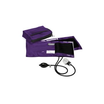 Prestige Medical 882TH Premium X-Large Adult Aneroid Sphygmomanometer - Purple