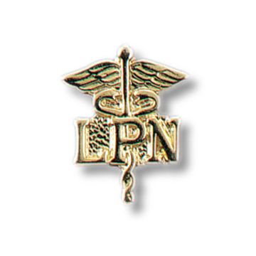 Prestige Medical 93 Licensed Practical Nurse Caduceus Cloisonne Insignia Tacs