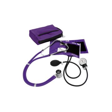 Prestige Medical A2 Aneroid Sphygmomanometer / Sprague-Rappaport Kit - Purple