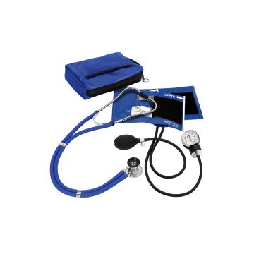 Prestige Medical A2 Aneroid Sphygmomanometer / Sprague-Rappaport Kit - Royal