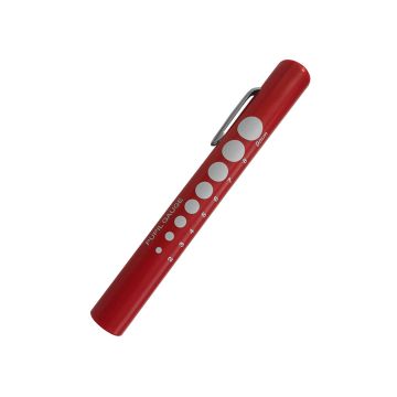 Prestige Medical S210 Pupil Gauge Disposable Penlight - Red
