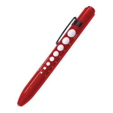 Prestige Medical S214 Soft LED Pupil Gauge Penlight - Red