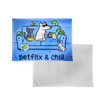 Liberty Bags PSB3040 Sublimation Fleece Baby Blanket - WHITE