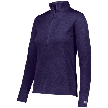 Augusta Sportswear QZ7EAX Ladies Dri-Power Lightweight 1/4 Zip Pullover - PURPLE