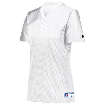 Augusta Sportswear R0593X Ladies Solid Flag Football Jersey - WHITE